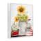 Stupell Industries Americana Flower Bouquets Framed Giclee Art